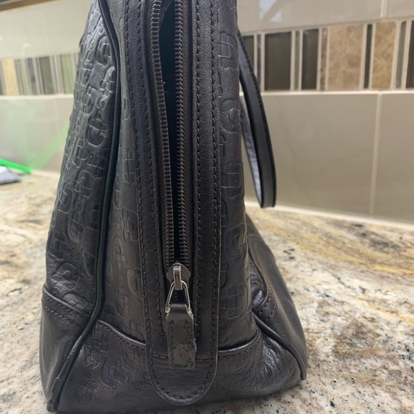 EMBOSSED leather GUCCI weekender - Picture 6 of 16